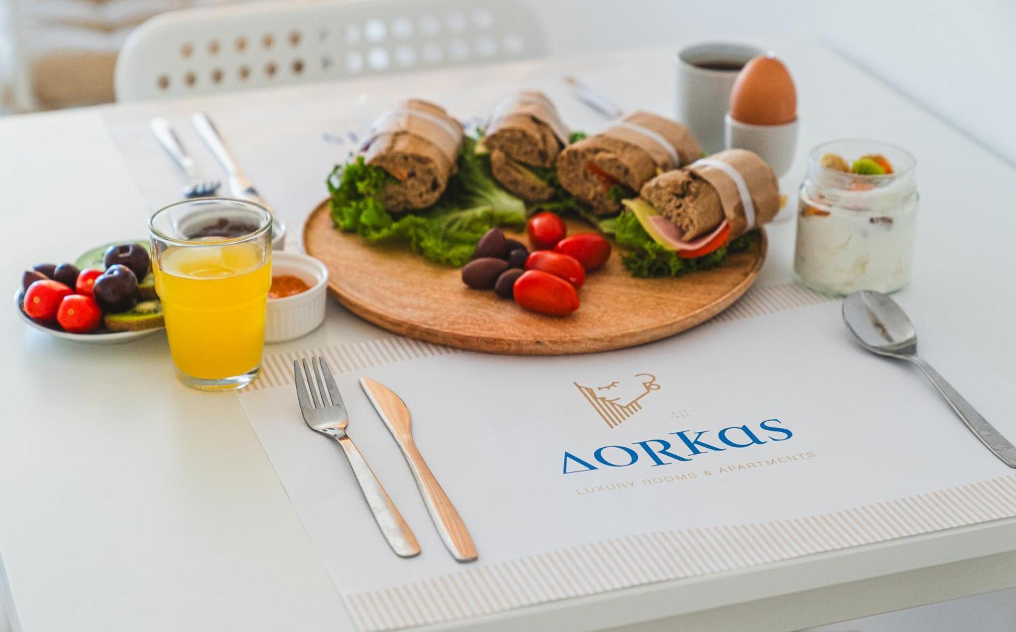 Dorkas Luxury Rooms&Apartments Livadakia Eksteriør bilde